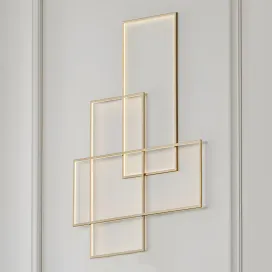 Goose featjer modern wall sconce